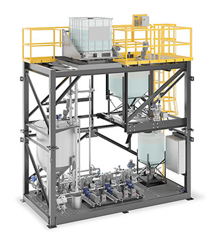 Modular process skid system