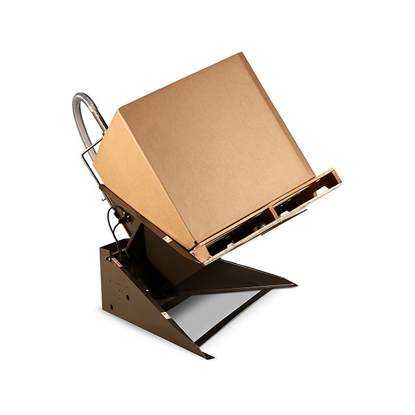 Floor-level Bulk Container Tilters